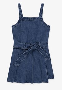 Abercrombie & Fitch PLEATED SKORT DRESS - Robe en jean - pirouette