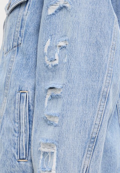 Ksubi OVERSIZED TORN UP JACKET  - Jeansjakke - denim