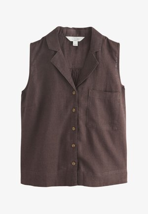 Next, Overhemdblouse - chocolate brown