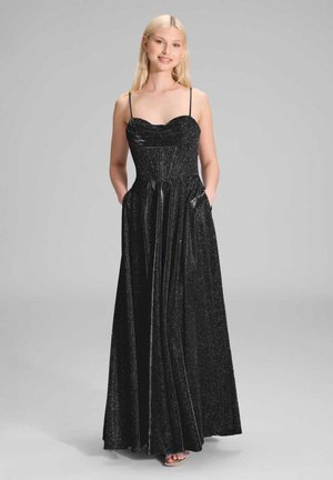 SCHIMMERNDES MIT DRAPIERUNG - Ballkleid - black
