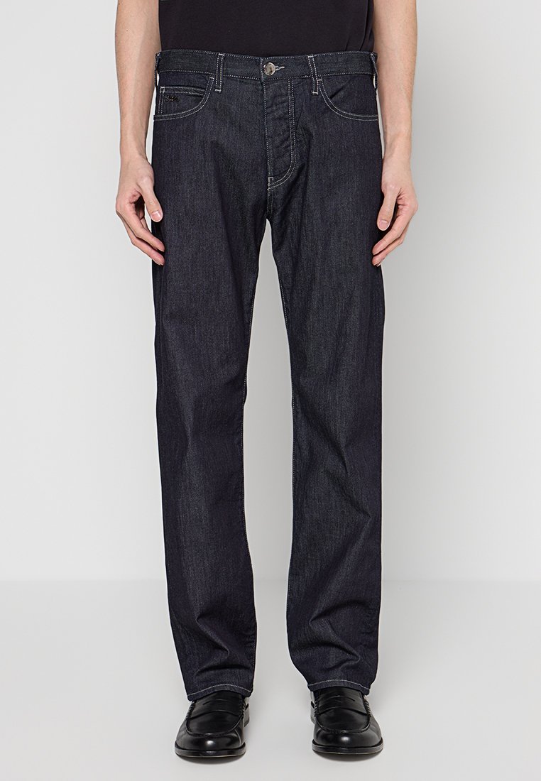 Emporio Armani Straight leg jeans blauw