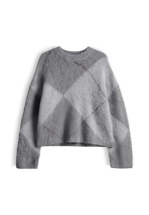 OPUS, LOOSE FIT FLUFFY TEXTURE - Jumper - quiet grey