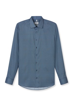 OLYMP, OLYMP - Hemd - marine hellblau
