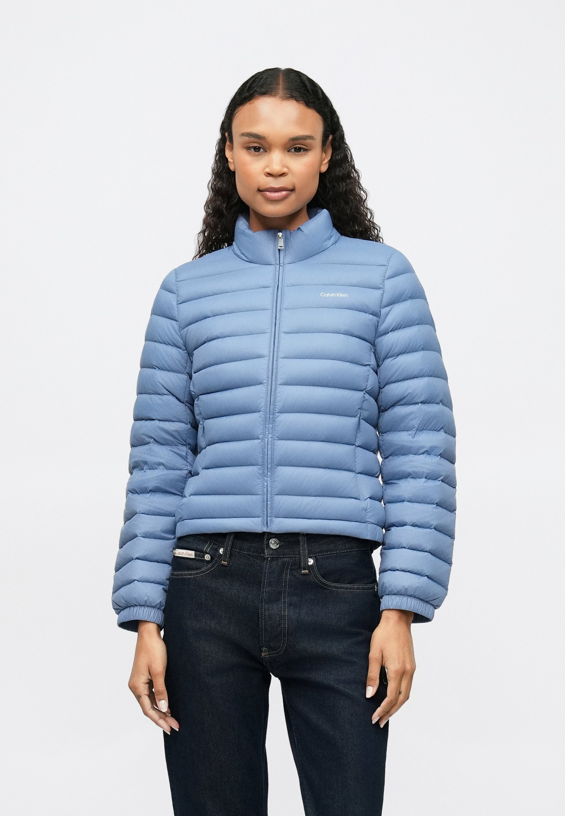Calvin Klein ULTRA LIGHTWEIGHT PUFFER - Down jacket - dusty sailor 