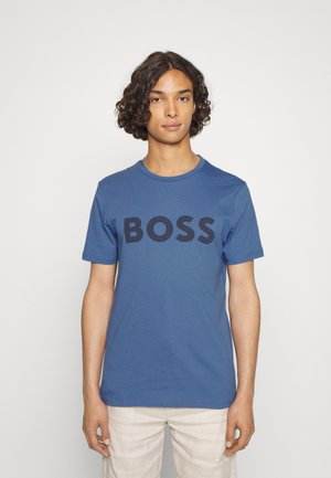 thinking - T-shirt con stampa - open blue
