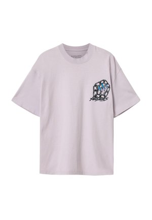 AllSaints, AFFIX SS CREW - T-shirt imprimé - parma purple