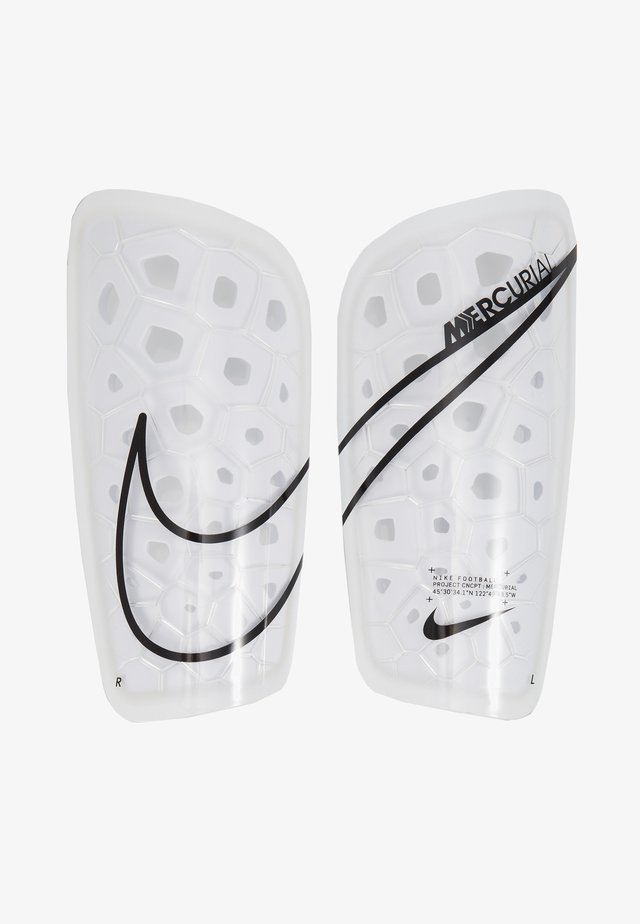 MERCURIAL LITE UNISEX - Espinilleras - white/black