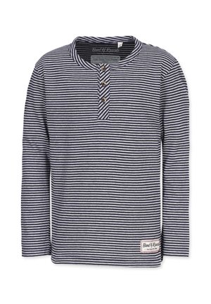 Long sleeved top - navy/grey