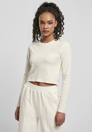 Long sleeved top - whitesand