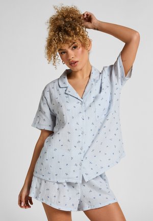 MUSLIN FLOWER - Pyjamabroek - vista blue