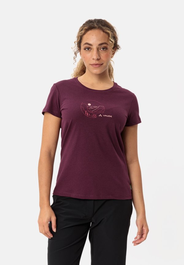 CYCLIST - T-Shirt print - cassis rose