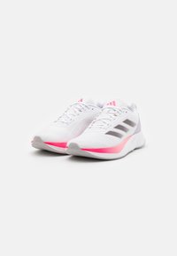 adidas Performance DURAMO SL W - Scarpe da corsa su strada - footwear white/aurora metallic/lucid pink