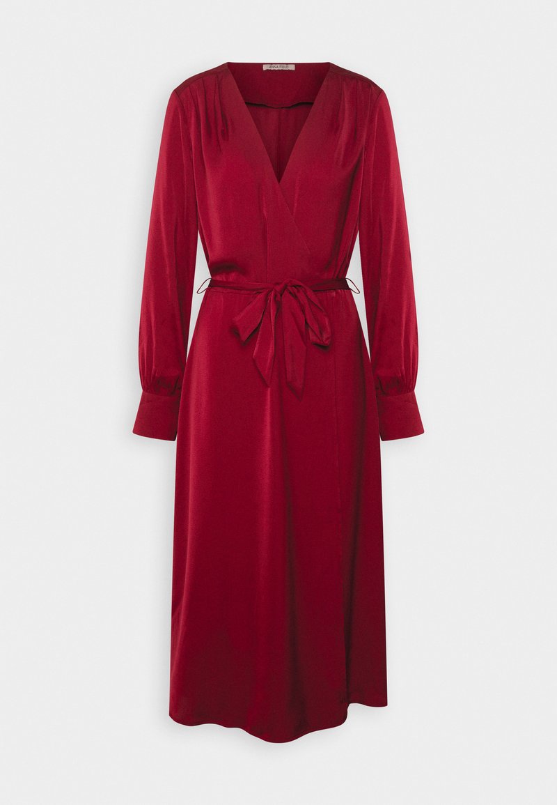 Anna Field Cocktailjurk bordeauxrood Anna Field Cocktailjurk bordeauxrood