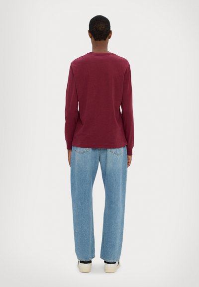 Polo Ralph Lauren LONG SLEEVE - Top s dlhým rukávom - vintage port heather