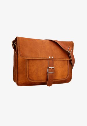 Gusti Leder OLLIE - Ülerinna-kott - braun