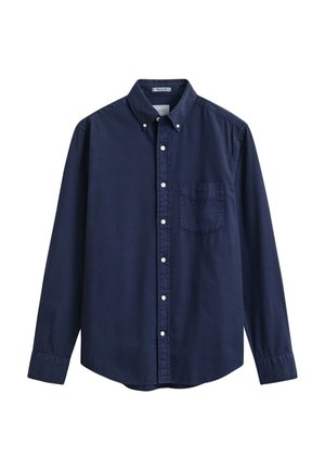 GANT, GANT REGULAR FIT GARMENT-DYED TWILL SHIRT - Hemd - evening blue