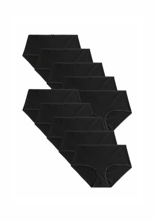 Next MIDI FIT - FULL KNICKERS 10 PACK   - Trosor - black