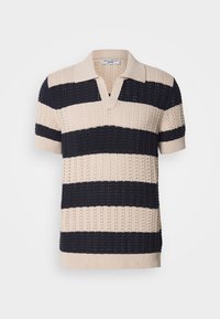 SHORTSLEEVE - Bluză polo - medium beige/multi