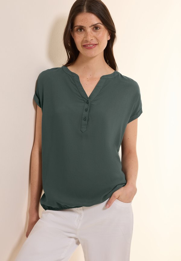 KURZARM UNI - Bluse - grün
