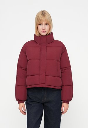 ONLELLIE SHORT PUFFER  - Chaqueta de invierno - cabernet