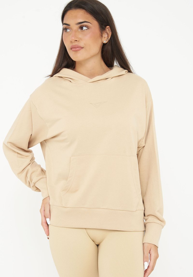 LEGEA BOXY - Sweat à capuche - sabbia