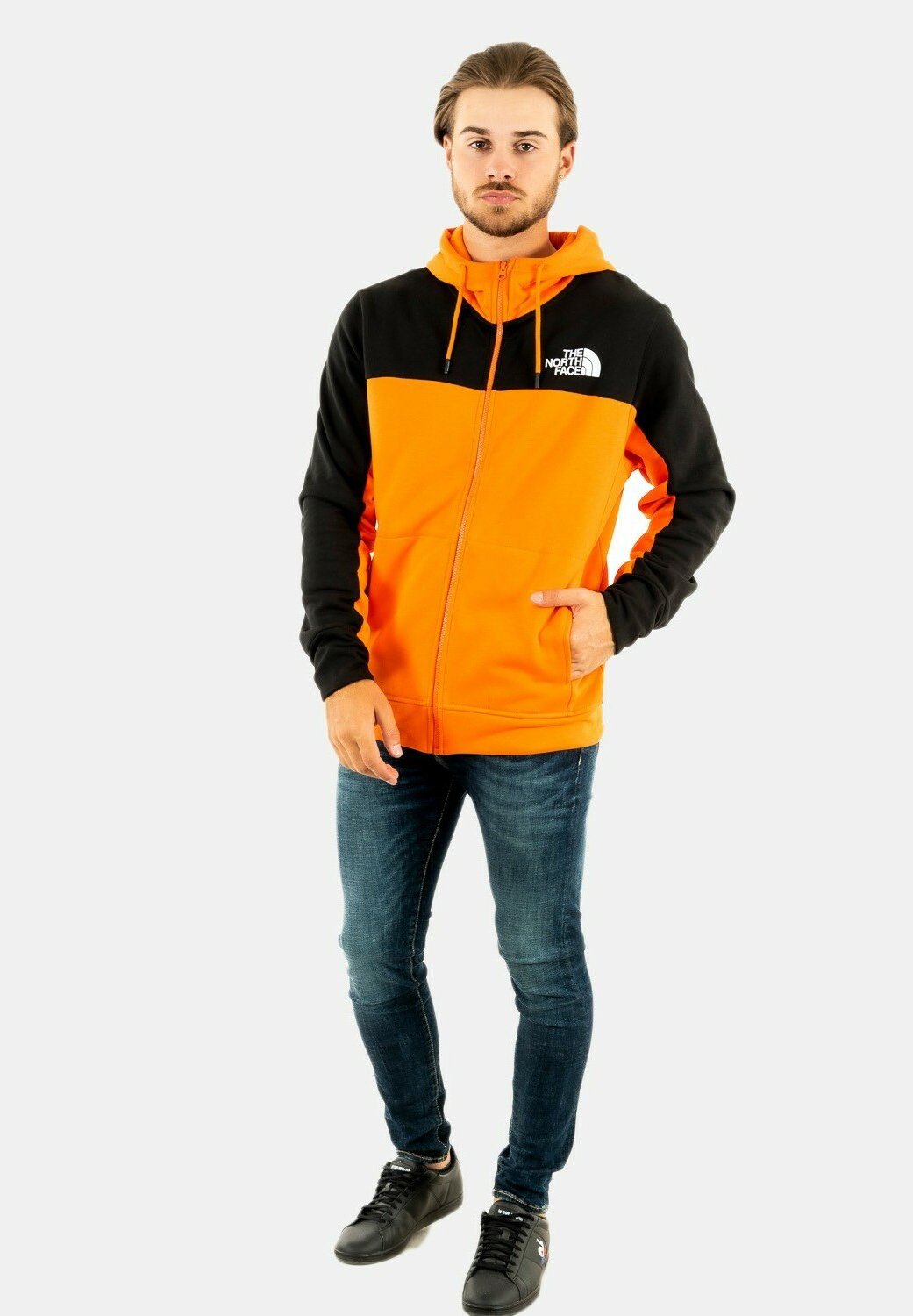 The North Face Sudadera con cremallera - orange/black/naranja - Zalando.es