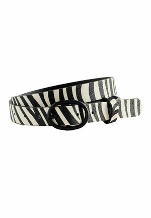 REGULAR FIT - Ceinture - black white