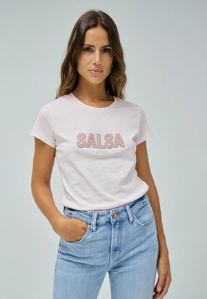SLIM - T-Shirt print - rosa