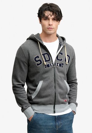 Superdry & Co, SUPERDRY SD&CO. ZIP THROUGH HOODIE.. - Sweatjakke - anchor grey heather marl