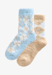 Valimata, blue neutral argyle