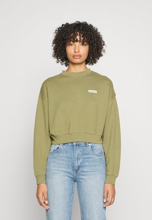 GRAPHIC LAUNDRY CREW - Felpa - olive