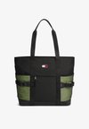 LOGO RIPSTOP OUTDOOR TOTE BAG - Τσάντα Tote - black
