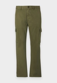 DENTON - Pantalon cargo - dark greenery