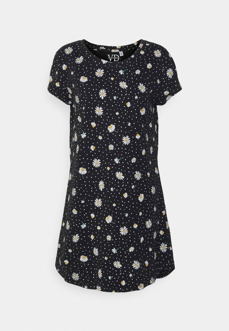 Lascana Nachtjapon zwart Lascana Nachtjapon zwart