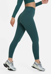 SQUATPROOF RETAINED SEAMLESS HIGH WAIST  - Pajkice - blackish green
