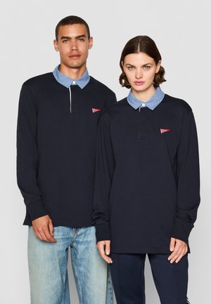 GANT EXCLUSIVE HERITAGE 2.0 REG CHAMBRAY COLLAR RUGGER - Long sleeved top - evening blue