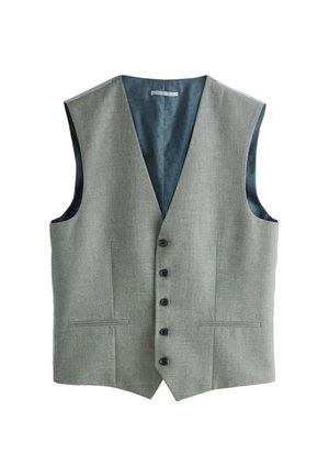Next TEXTURED SUIT: WAISTCOAT  - REGULAR FIT - Weste - green