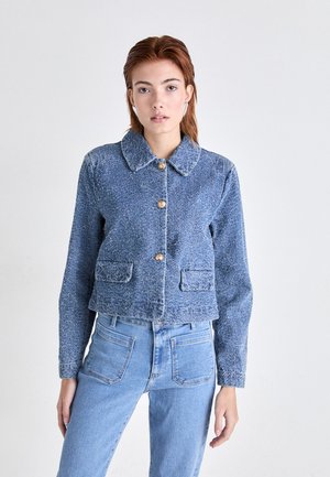 JDYLADY SHACKET - Denimová bunda - medium blue denim