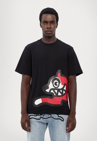 Icecream JUMBO RUNNING DOG - Print T-shirt - black