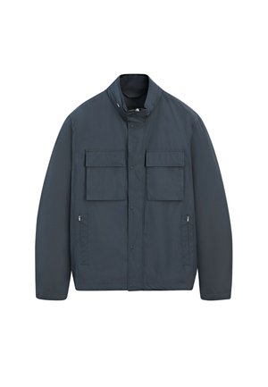 Massimo Dutti, Let jakke / Sommerjakker - dark blue
