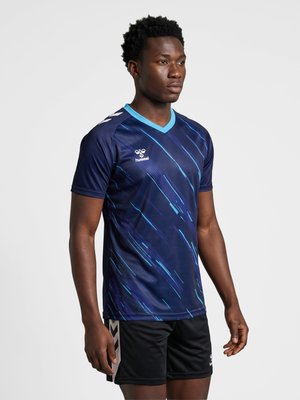 Hummel, INDOOR - MATCH TRIUMPH - Sport T-Shirt - marine aquarius