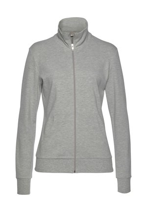 Trainingsjacke - hellgrau-melange