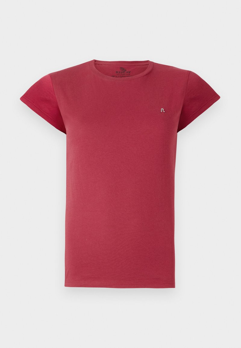 Replay T-shirt basic bordeauxrood Replay T-shirt basic bordeauxrood
