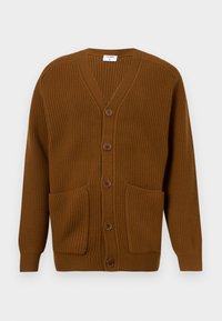 CHUNKY CARDIGAN - Ζακέτα - copper brown