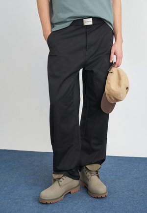 BRADY DOUBLE KNEE PANT DENISON - Housut - black