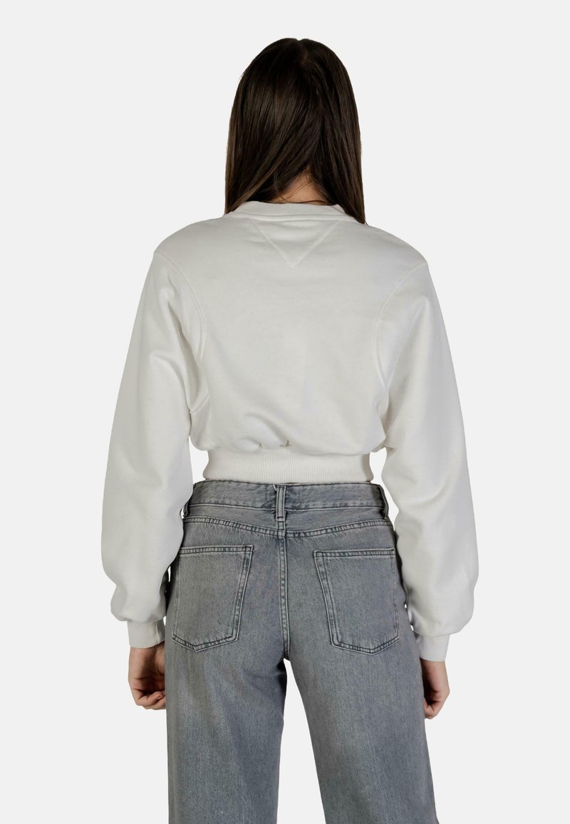 Tommy Jeans PULLOVER - Mikina - sour-cream