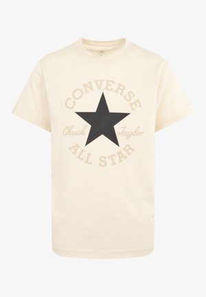 DISSECTED CHUCK PATCH TEE  - T-shirt con stampa - natural ivory