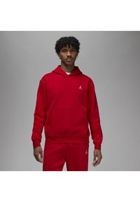 Jordan - M J ESS FLC PO - Hoodie - gym red gym red gym red white Miniatuurafbeelding 1