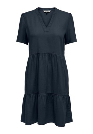 ONLY ONLTIRI-GOA SS V-NEC CC PNT - Nappali ruha - navy blazer