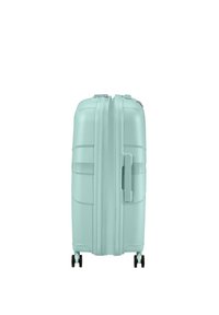 American Tourister STARVIBE TROLLEY ERWEITERBAR - Valise à roulettes - metallic surf blue